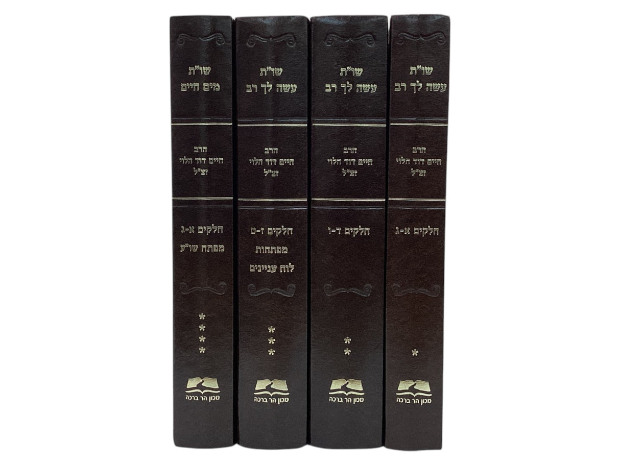 שו"ת עשה לך רב ומים חיים ד' כרכים