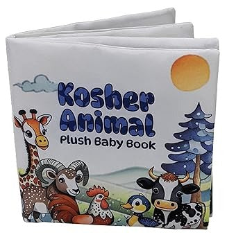 Kosher Animal Plush Baby Book