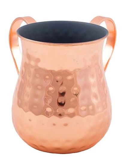 Yair Emanuel:Washing Cup -Hammered Stainless Steel-Copper Colour