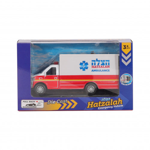 Pull Back Hatzalah Emergency Vehicle