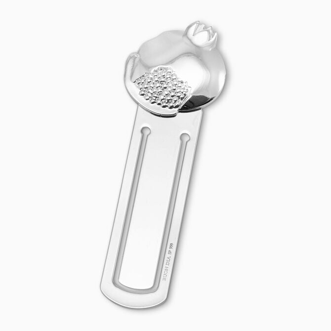Hazorfim: Bookmark Pomegranate Silver Plated