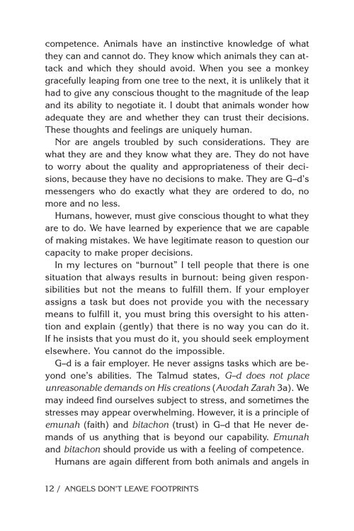 Angels Don't Leave Footprints Discovering What's Right Yourself