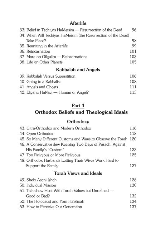 Ask the Rabbi - Honest answers to candid questions