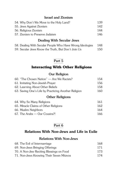 Ask the Rabbi - Honest answers to candid questions