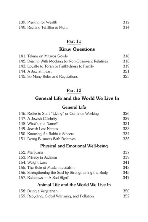 Ask the Rabbi - Honest answers to candid questions