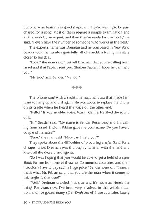 Artscroll: It Could Have Been You by Nachman Seltzer