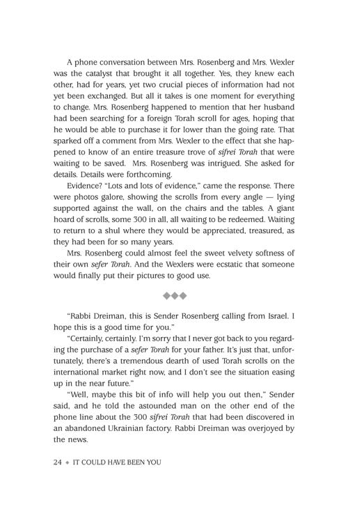 Artscroll: It Could Have Been You by Nachman Seltzer