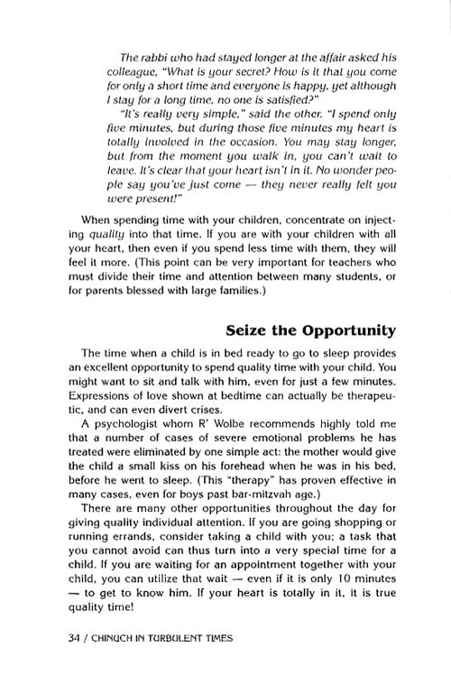 Chinuch in Turbulent Times Pratical Strategies for Parents & Educators Artscroll Series