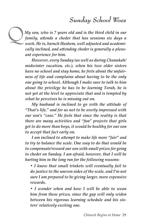 Artscroll: Chinuch with Chessed by Rabbi Yaakov Bender