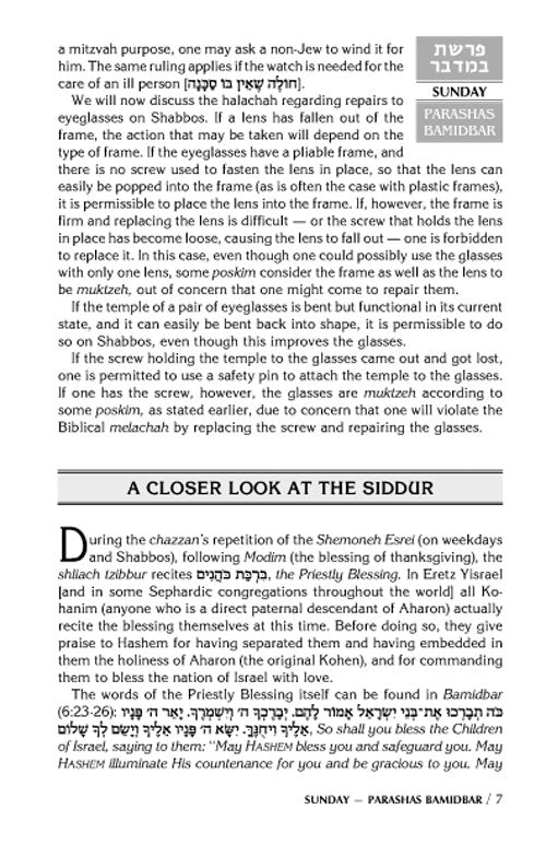 Artscroll: A Daily Dose Series 1 Vol 09 Parshas Bamidbar - Shelach by Rabbi Yosaif Asher Weiss