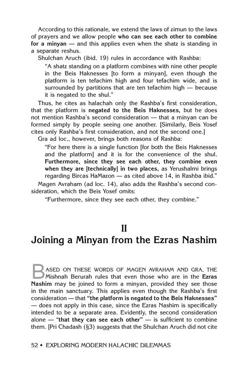 Exploring Modern Halachic Dilemmas