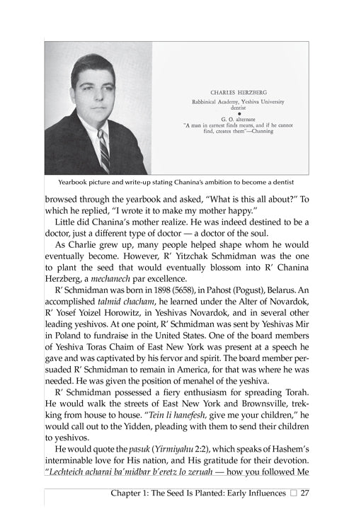 Forever a Talmid - Rabbi Chanina Herzberg