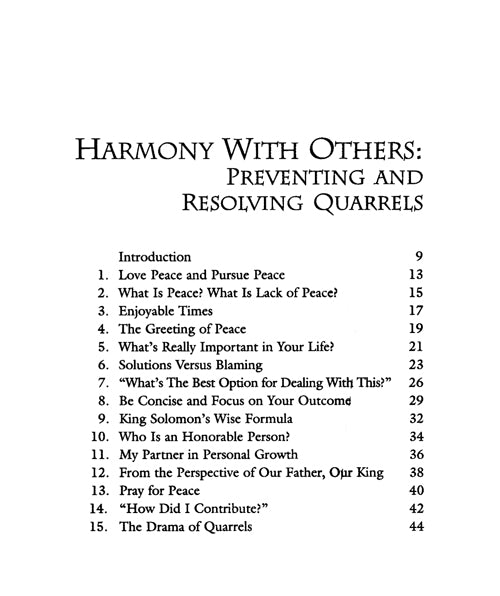 Harmony With Others Formulas Stories & Insights