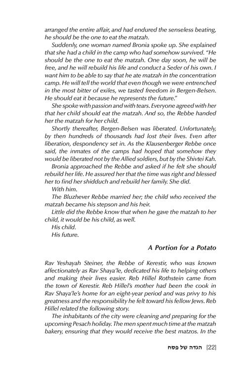 Haggadah Touched by Our Story