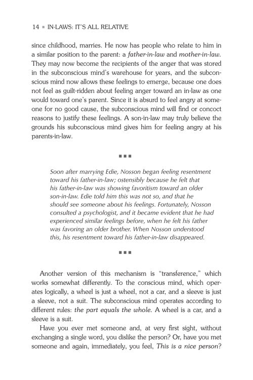 Artscroll: In- Laws: It's All Relative by Rabbi Abraham J. Twerski