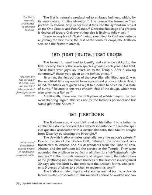 Artscroll: Jewish Wisdom In The Numbers by Rabbi Yehoshua Hartman and Osher Chaim Levene