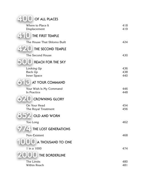 Artscroll: Jewish Wisdom In The Numbers by Rabbi Yehoshua Hartman and Osher Chaim Levene