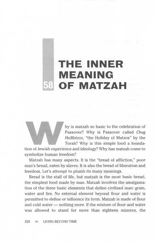Living Beyond Time Mystery & Meaning of Jewish Festivals