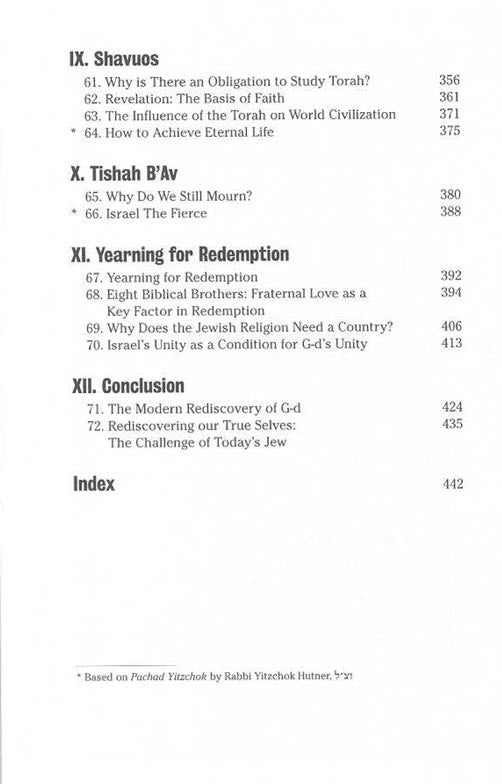 Living Beyond Time Mystery & Meaning of Jewish Festivals