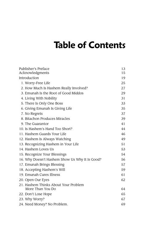 Living Emunah Volume 1