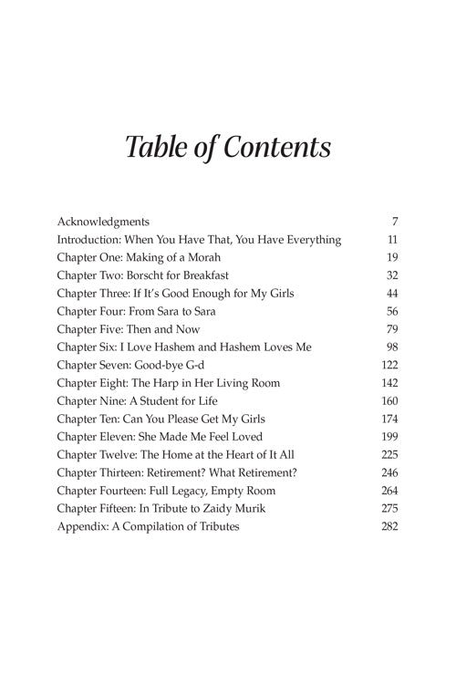 Our Morah In Uniform - Rebbetzin Sara Murik