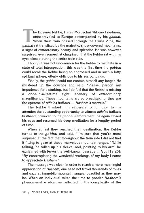 Artscroll: Noble Lives Noble Deeds - Volume 3 by Rabbi Dovid Silber