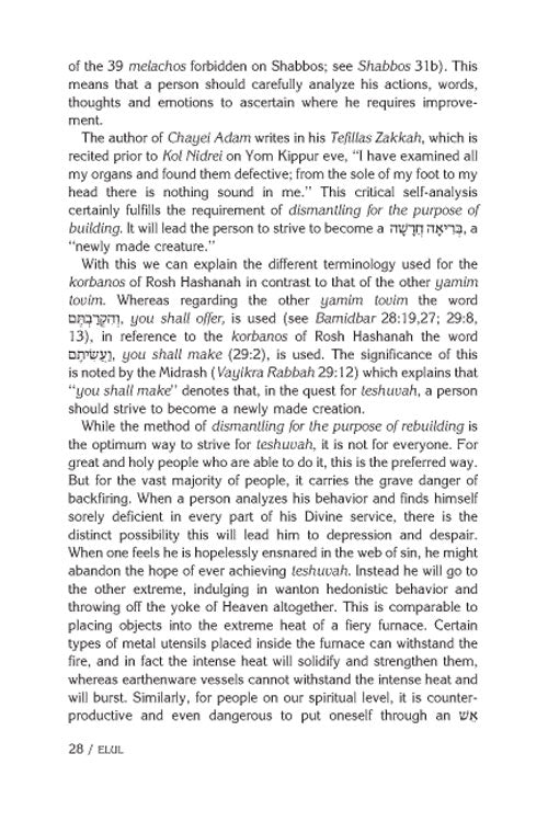 Rav Pam on the Festivals