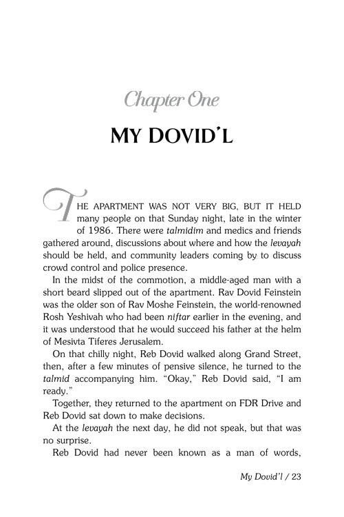 Reb Dovid - The Life and Legacy of Rabbi Dovid Feinstein