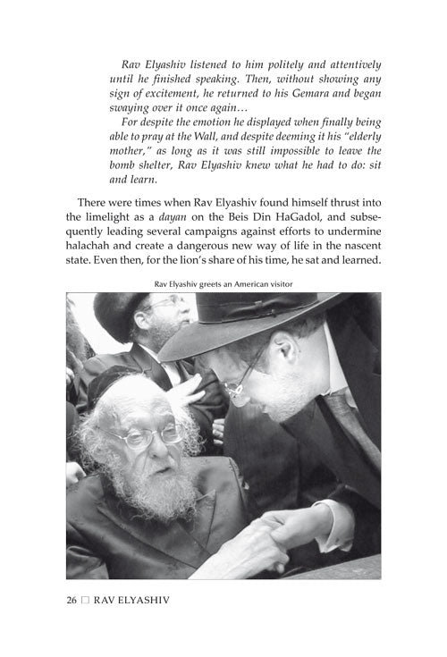 Artscroll: Rav Elyashiv by Rabbi Yehuda Heimowitz and Malky Heimowitz