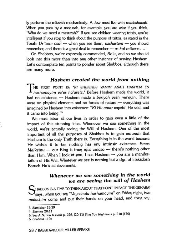 Artscroll: Rabbi Avigdor Miller Speaks Volume 1 by Rabbi Simcha Bunim Cohen