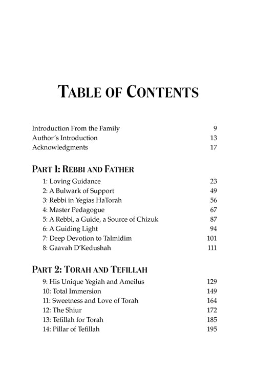 Rav Elya Meir Sorotzkin - A life of love for Torah and talmidim