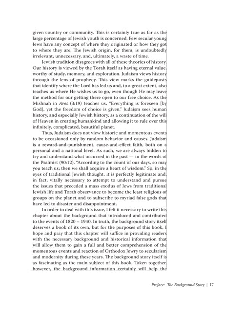 Struggles, Challenges and Tradition