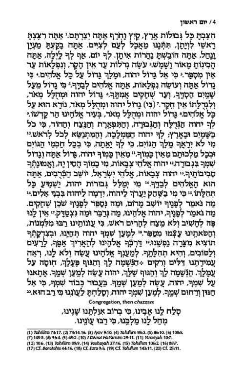 סליחות שיח לבבנו ליטא אשכנז גדול - הוראות באנגלית ארטסקרול