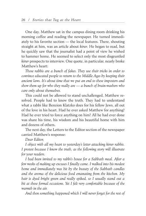 Stories That Tug at the Heart