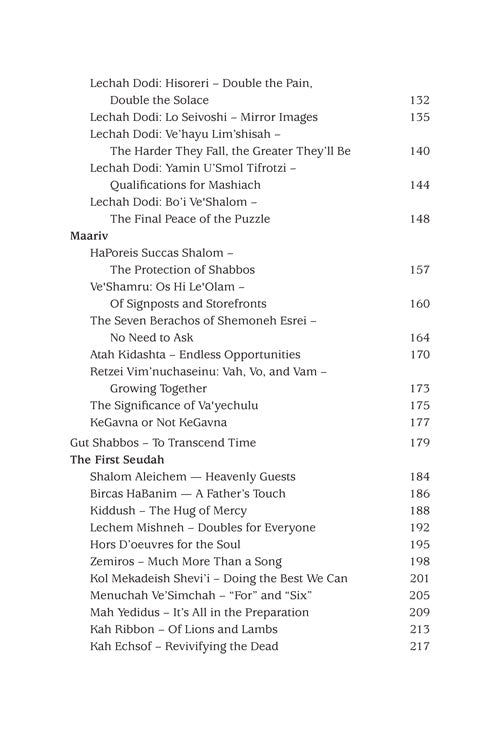 Shabbos: A Touch of Eternity