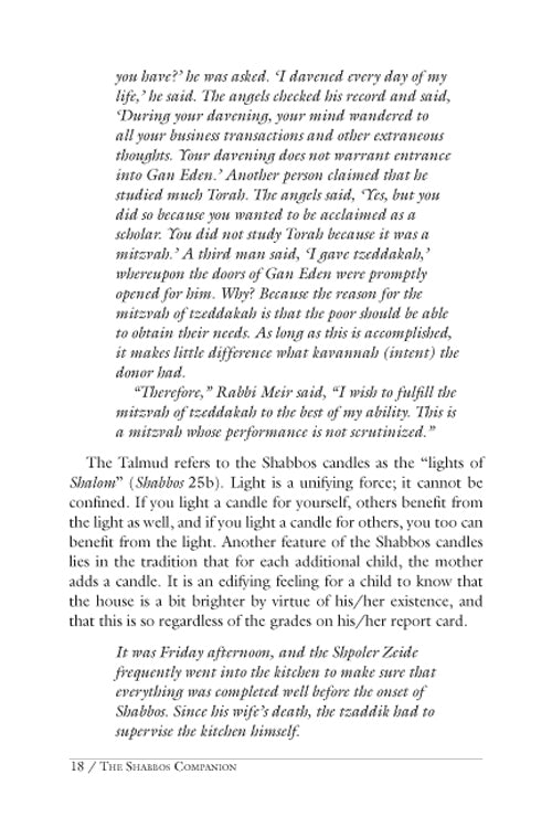 The Shabbos Companion