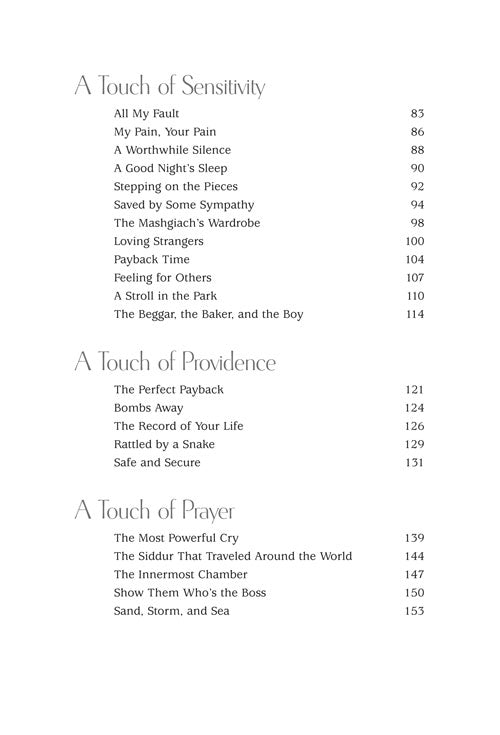 Artscroll: A Touch of Warmth by Rabbi Yechiel Spero