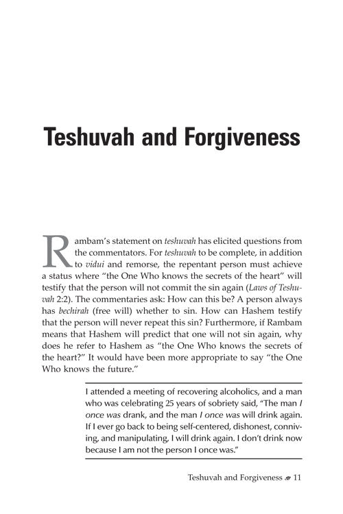 Artscroll: Forgiveness by Rabbi Abraham J. Twerski, M.D.