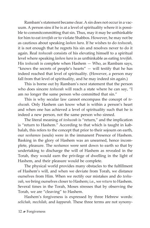 Artscroll: Forgiveness by Rabbi Abraham J. Twerski, M.D.