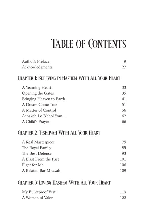 Artscroll: With All Your Heart by Rabbi Binyamin Pruzansky