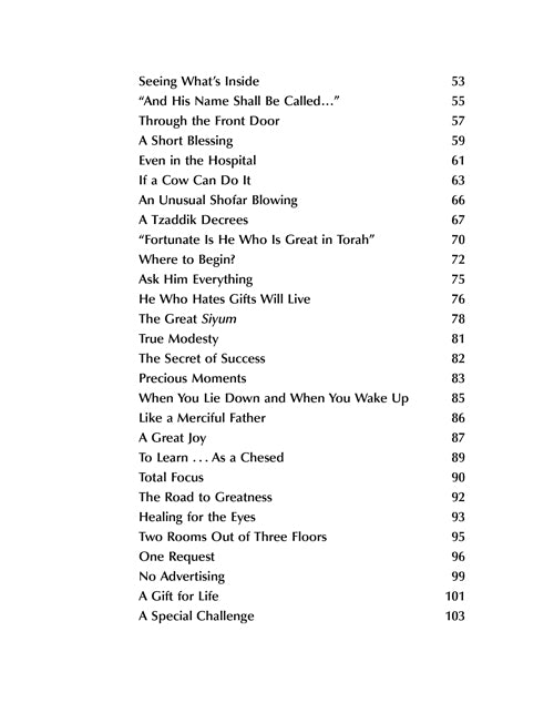 Gedolim in Our Time: Stories about R' Chaim Kanievsky & R' Gershon Edelstein