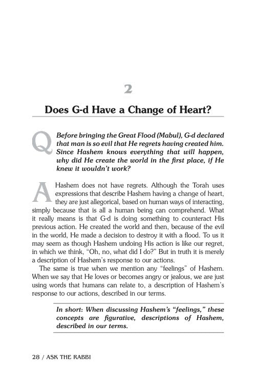 Ask the Rabbi - Honest answers to candid questions