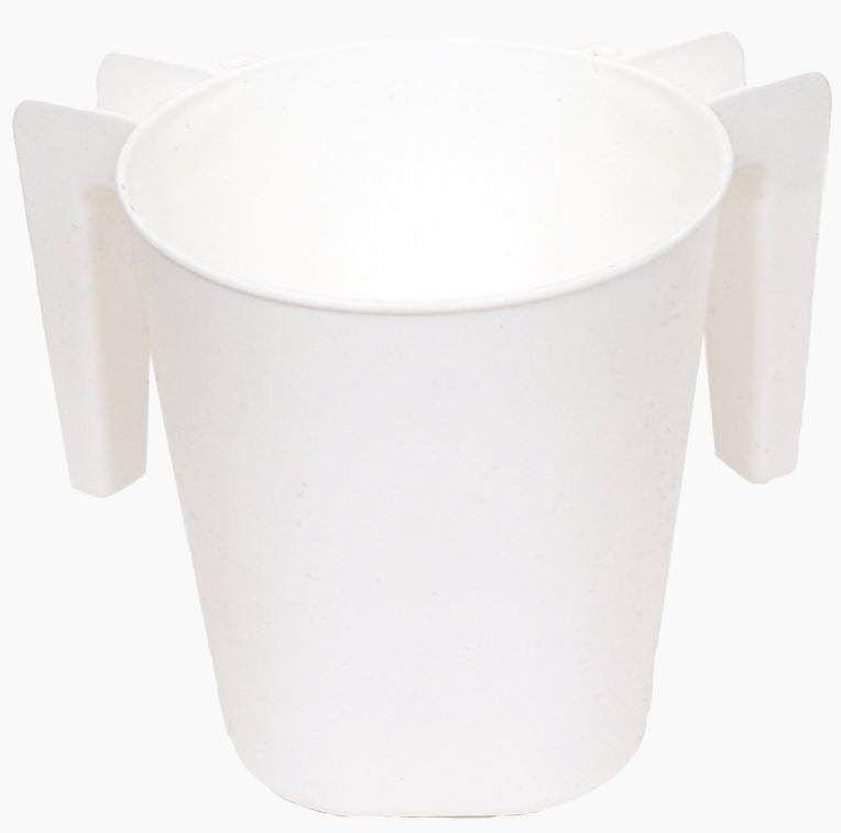 Washing Cup- White- Plastic