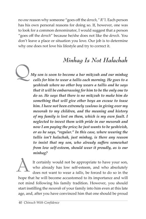 Chinuch with Confidence