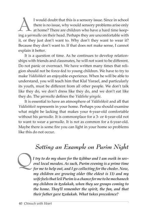 Artscroll: Chinuch With Heart by Rabbi Yaakov Bender