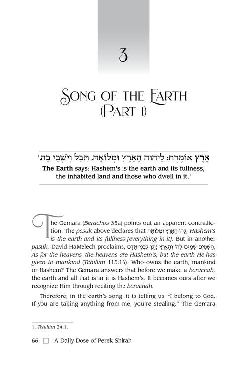 A Daily Dose of Perek Shirah - Full Size