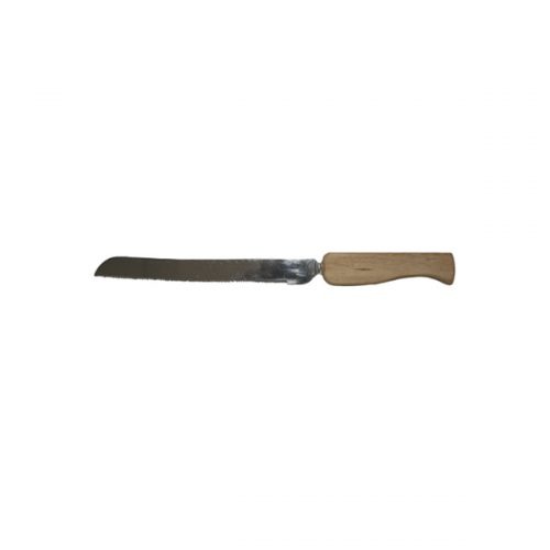 Yair Emanuel: Challah Knife -Natural  Wood Handle