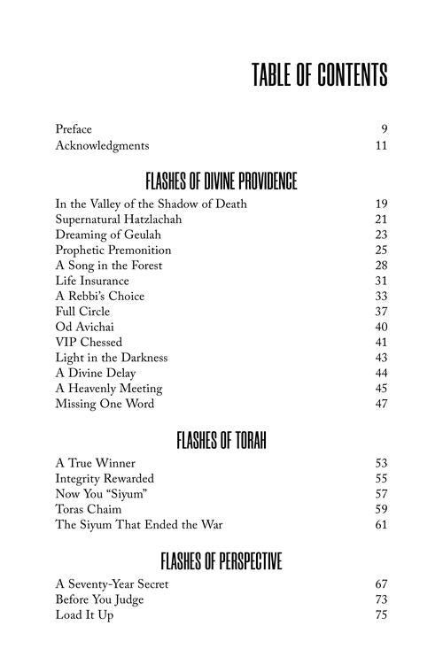 Flashes of Inspiration