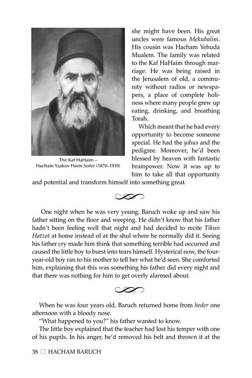 Hacham Baruch - Life & Legacy of Hacham Baruch Ben-Haim