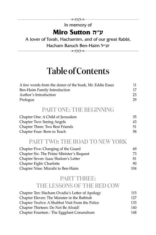 Hacham Baruch - Life & Legacy of Hacham Baruch Ben-Haim